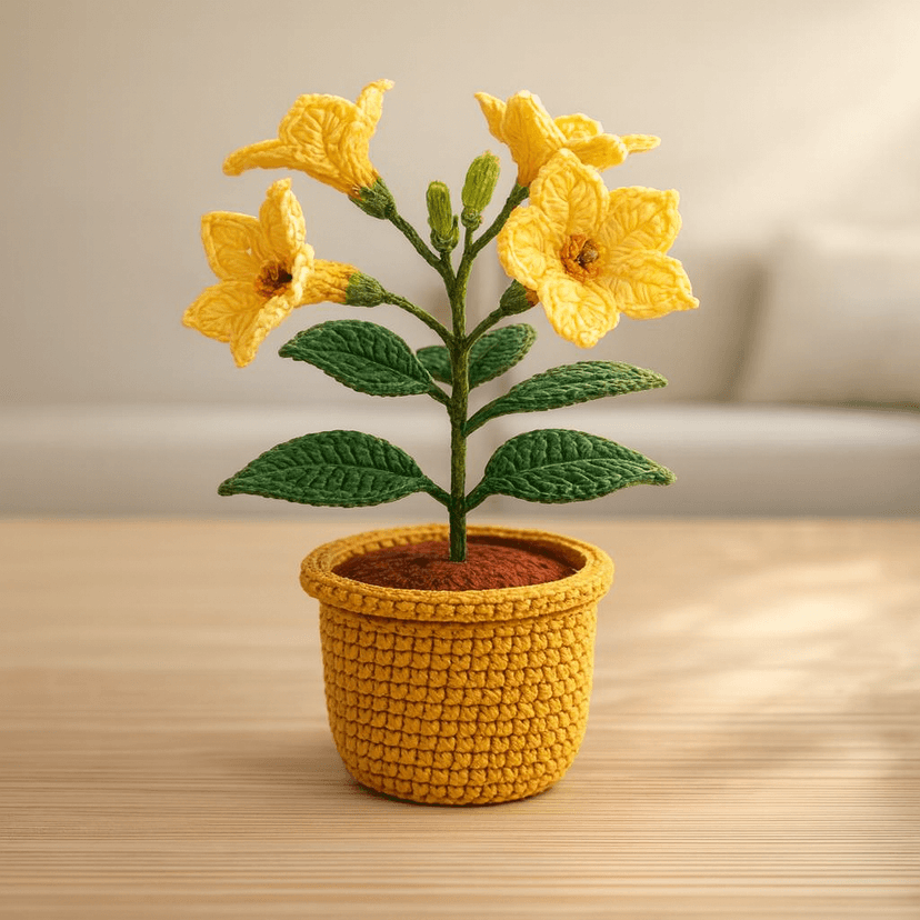 Amigurumi plant